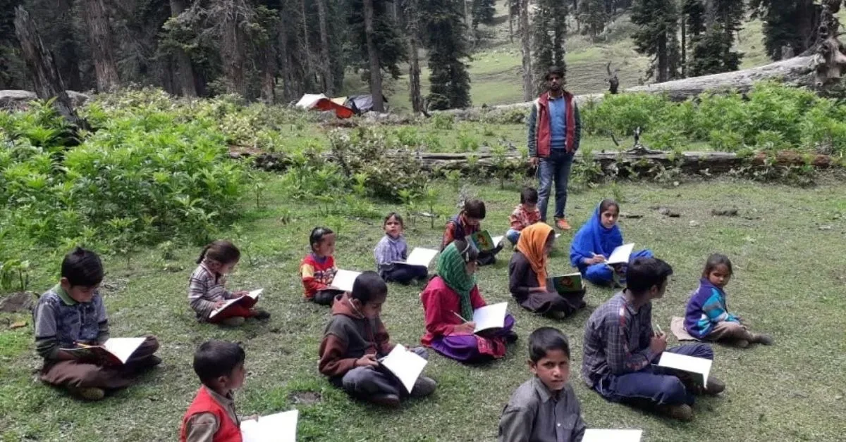 kashmir seasonal tent school