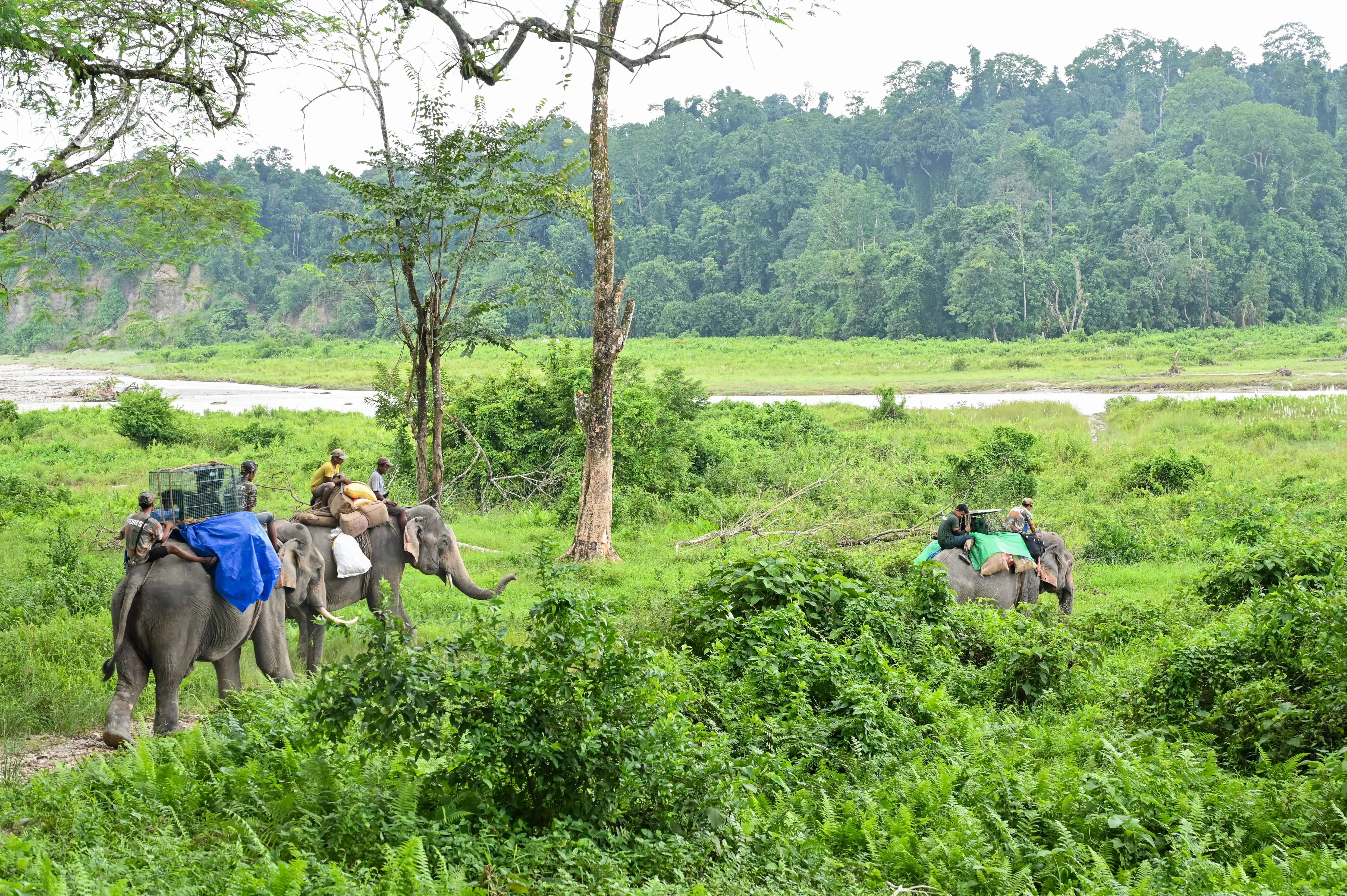 The start of the journey from Khari.