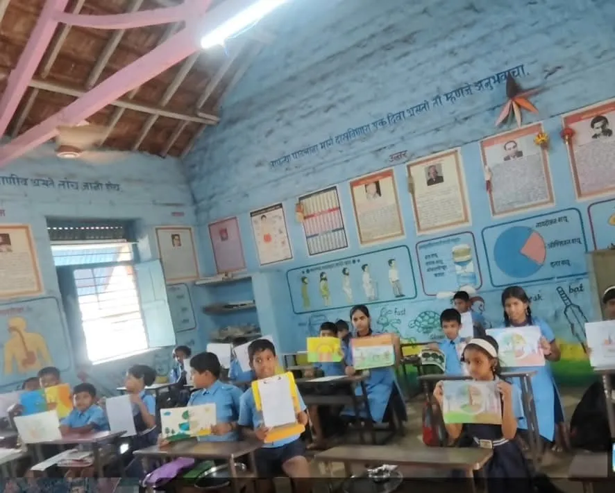 solar-powered village Maharashtra