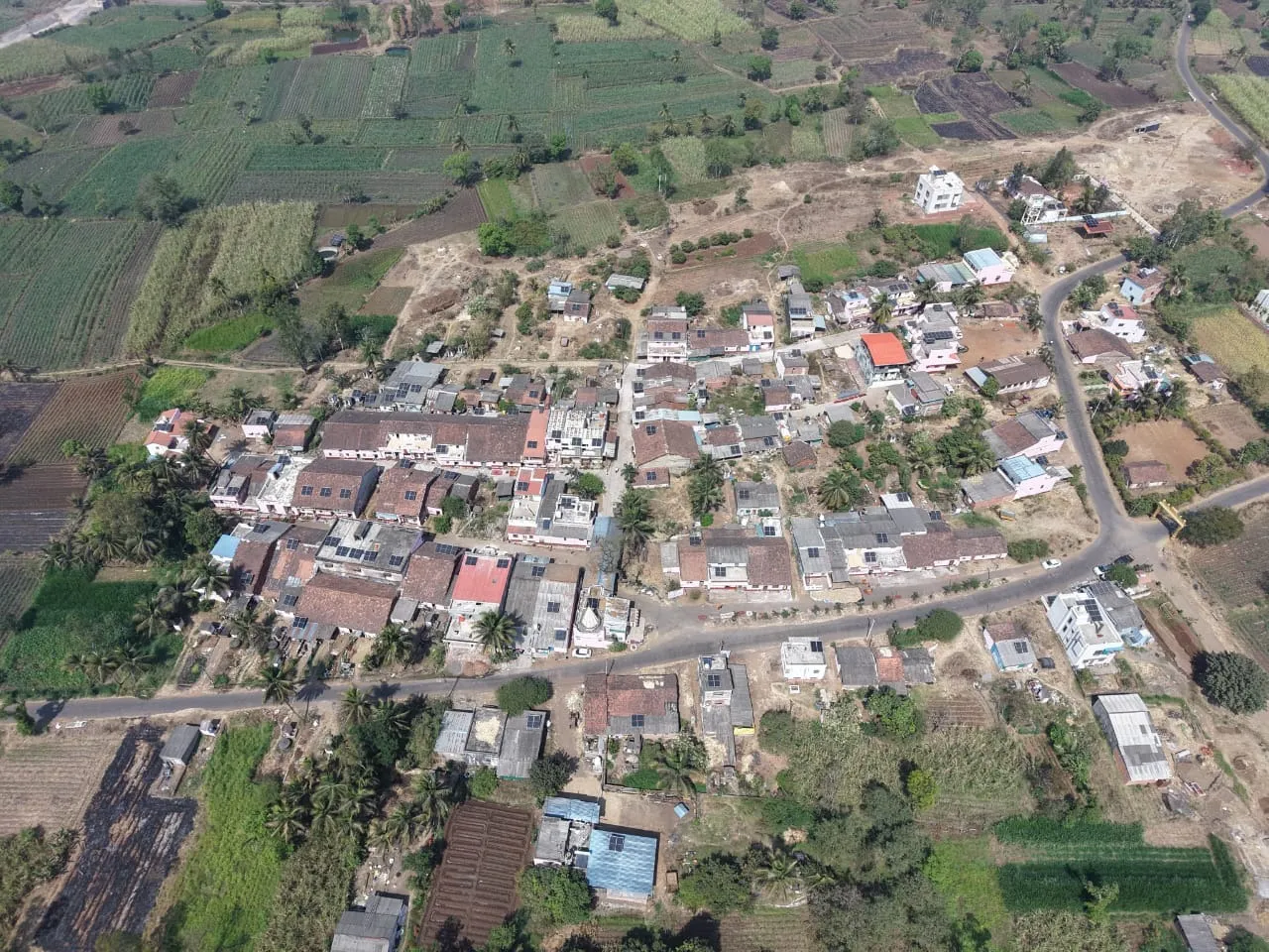 solar-powered village Maharashtra
