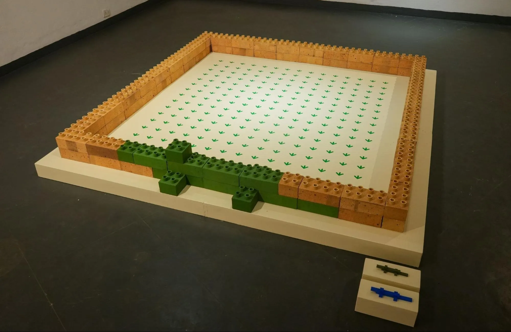 Maange Thapne installation at the Museum of Goa, inspired by the folklore of the crocodile that protected the Khazan fields. (Artwork by Dhruv Chavan and Siddhesh Kadam)