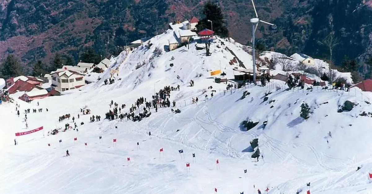 auli snow