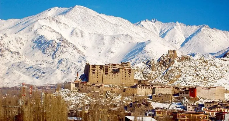 Leh-Palace-Ladakh-in-winters