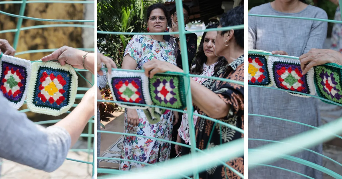 Different colours reflect many hands, homes, and timelines coming together