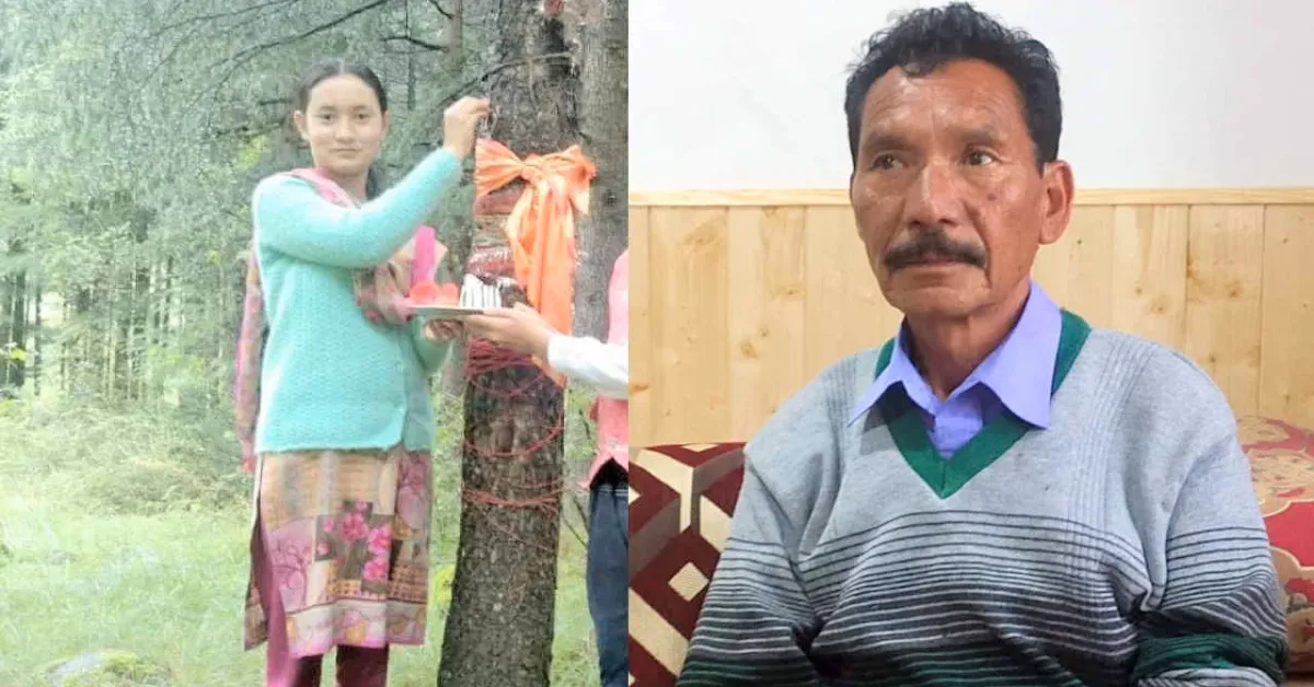 Kishan Lal invested nearly one-fourth of his income each year to buy saplings for the forest.