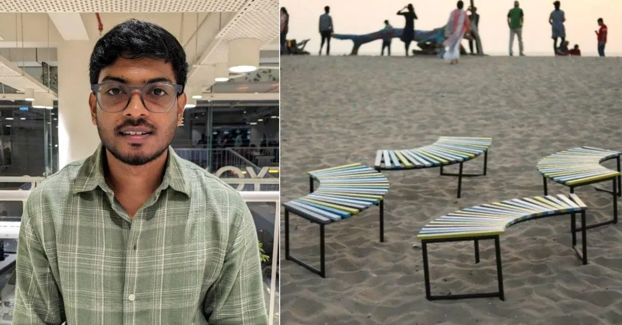 Carbon & Whale converts collected plastic waste into benches and paver tiles used across Kerala cities.