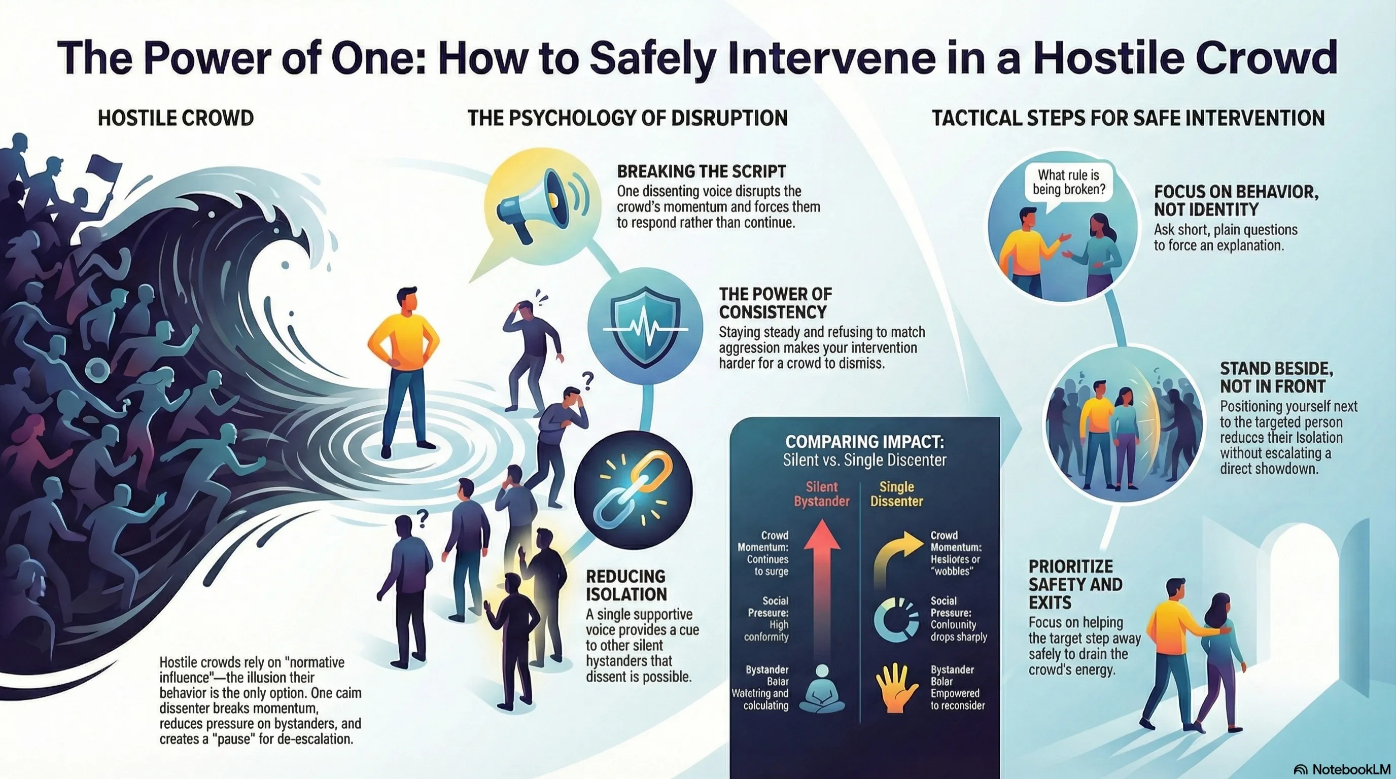 How a calm, single intervention can slow a hostile crowd and reduce pressure_11zon