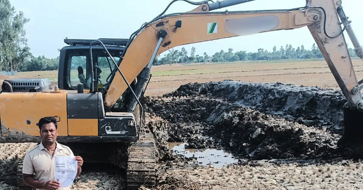 GSF supports farmers in storing sweet rainwater for irrigation use.