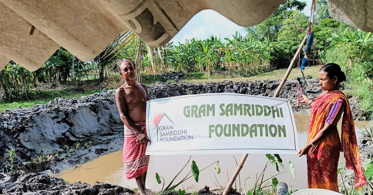 In the first phase, 103 ponds were dug, followed by 216 more the next year.