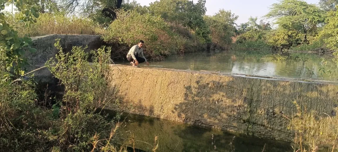 Another view of the weir