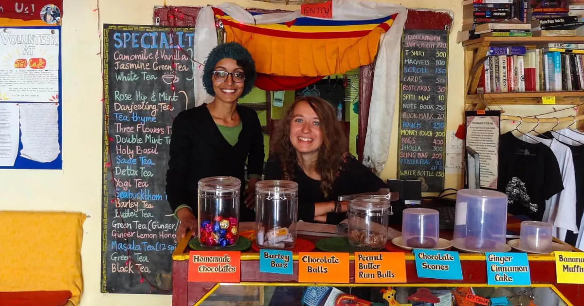 spiti community run cafe