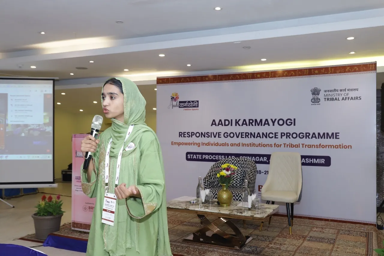 Shabnam was recognised for her work under the ‘Aadi Karmayogi’ initiative and received an award from the district administration.