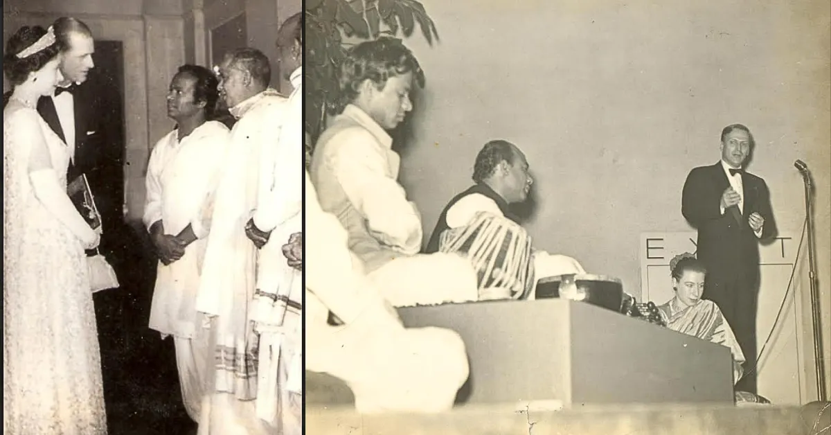 chatur lal with the queen and at MoMA