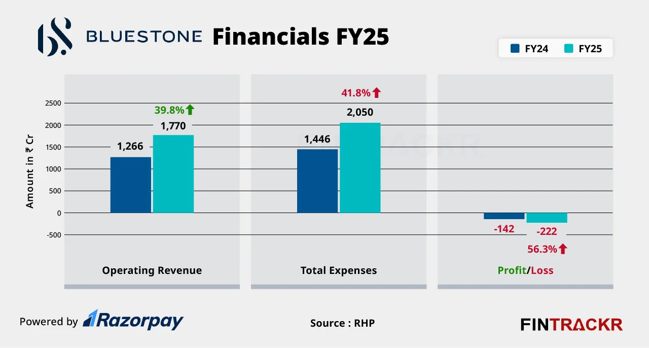 Bluestone financials