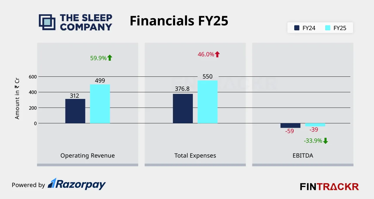 THE SLEEP COMPANY finicial