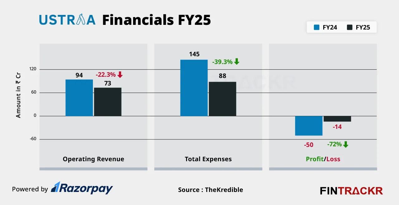 Ustraa financials