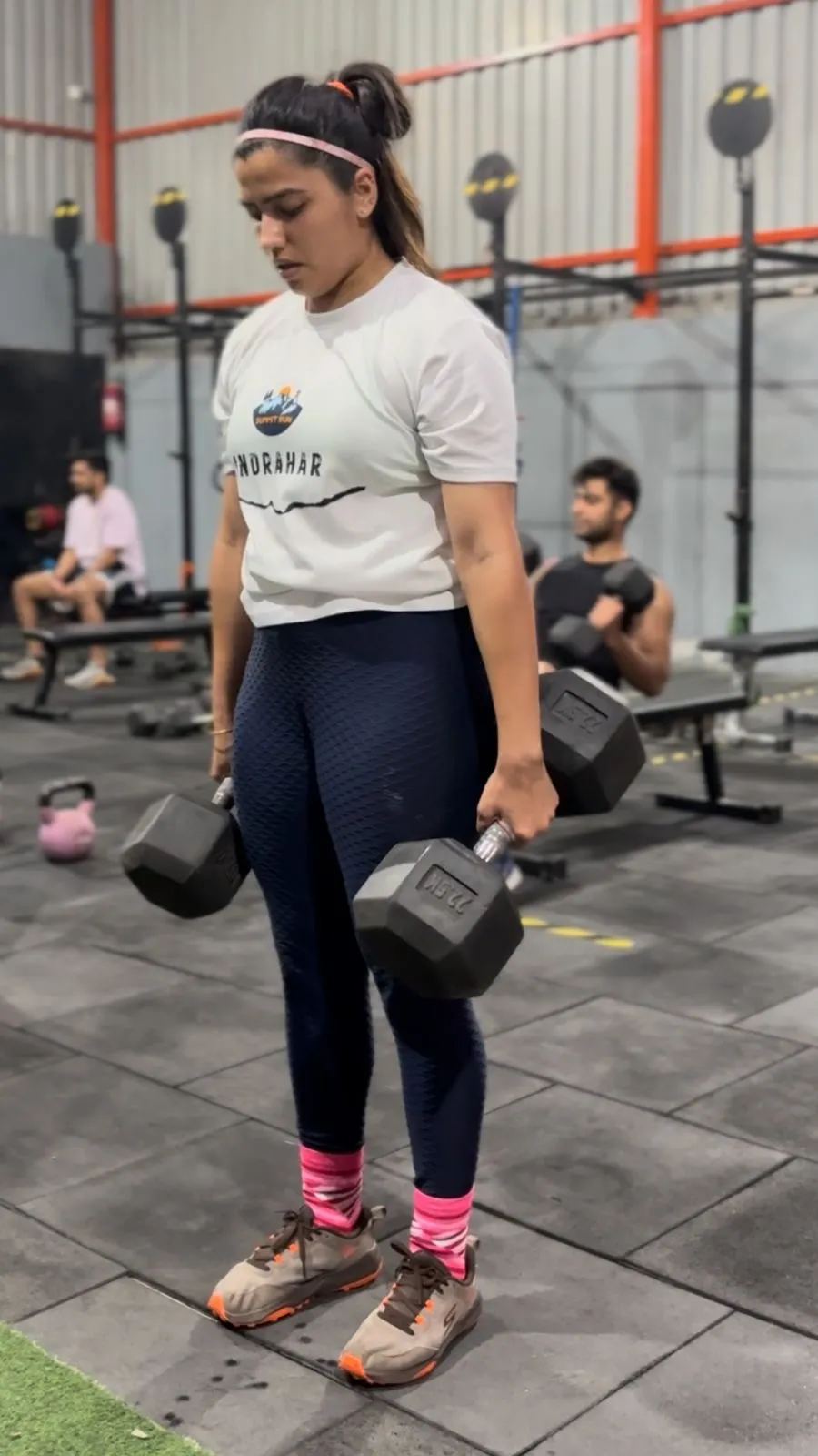Athlete training for Hyrox Delhi, reflecting the rise of competitive fitness events and functional training in India.