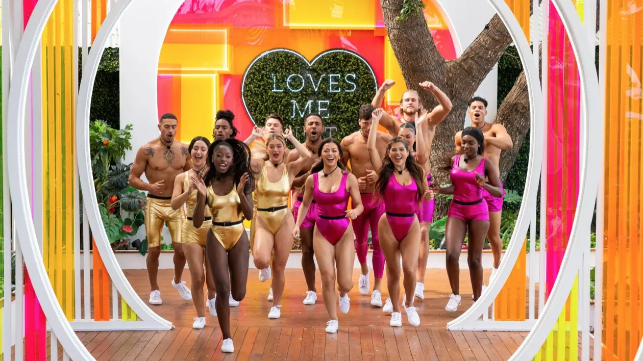 Contestants of Love Island, one of the more popular OTT reality shows in India, pose after completing a task, a format followed in reality TV culture in the US and UK and now, reality TV in India