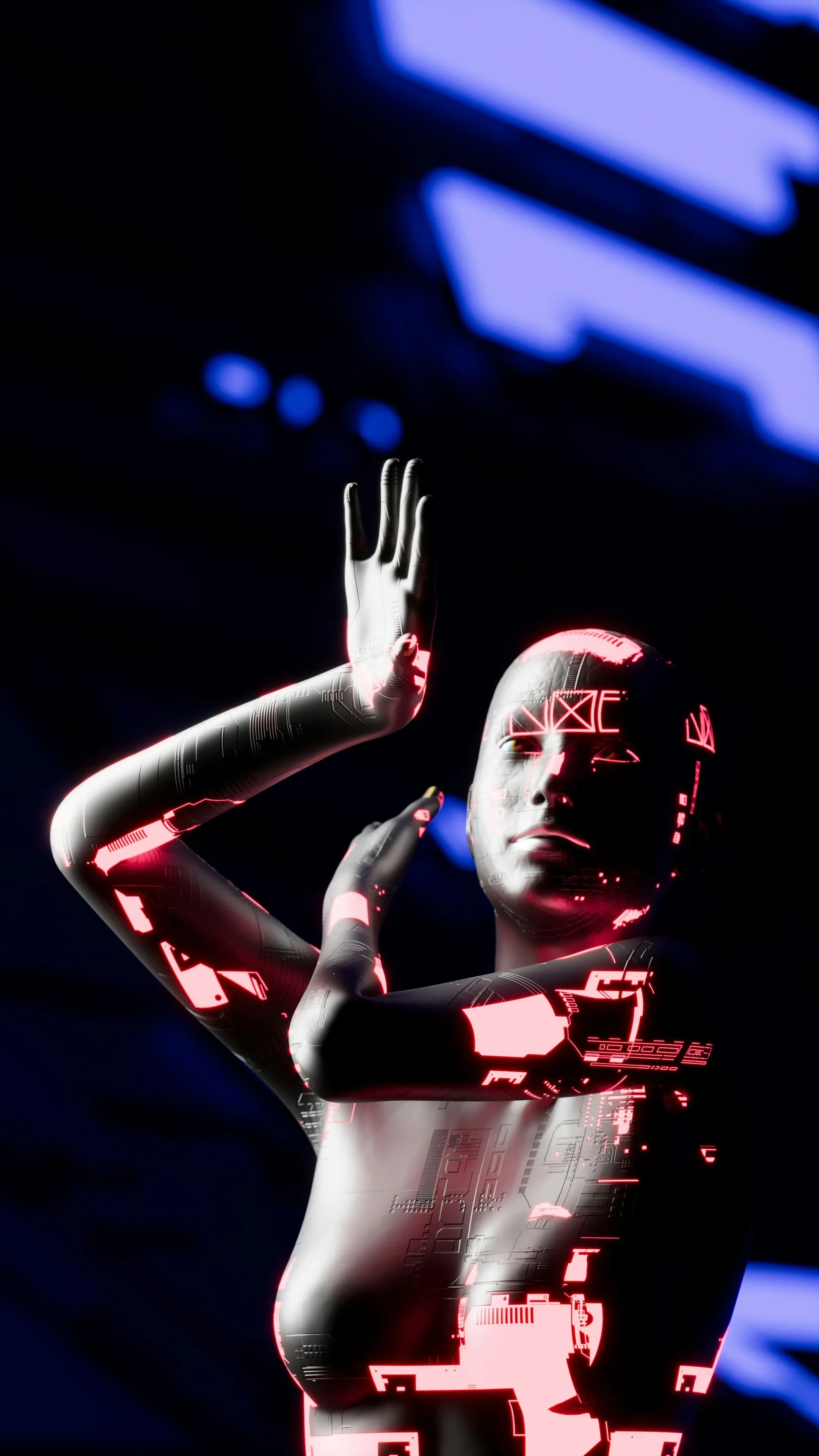A picture of a female robot to depict ChatGPT erotica in India, sex tech India, and digital intimacy India