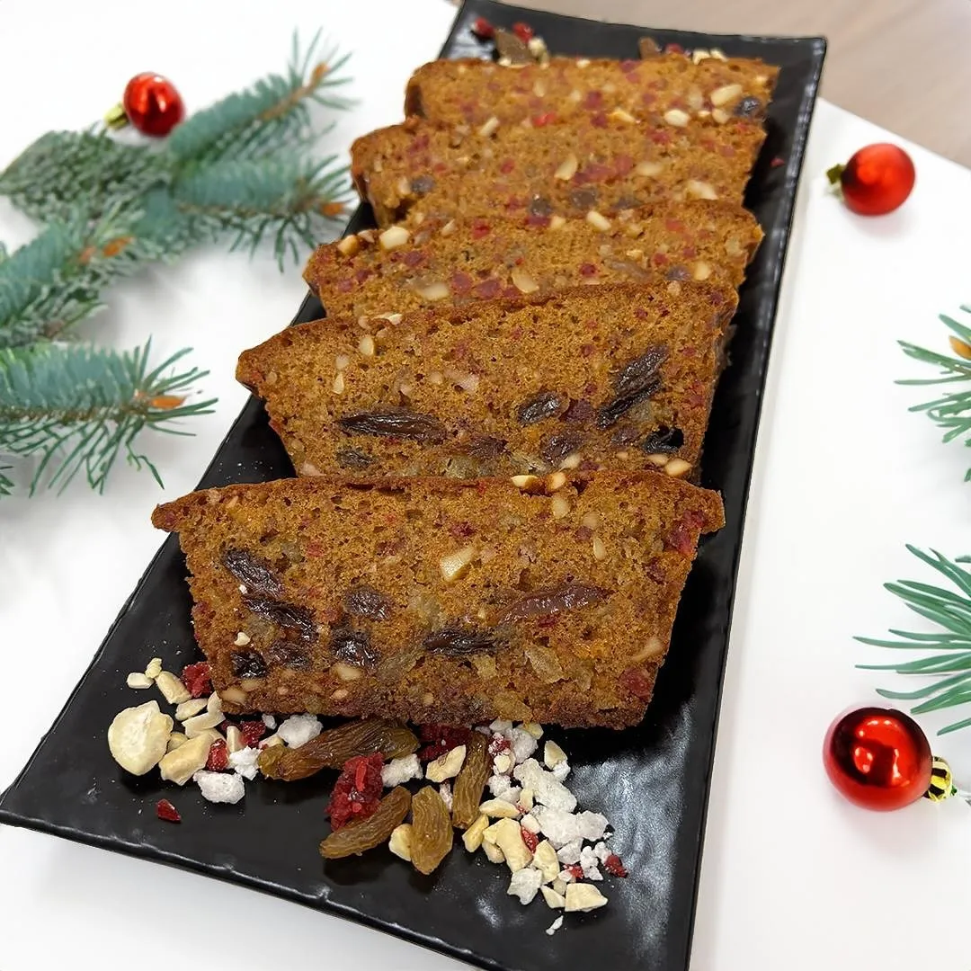 A plate of slices of fruit cake at the famous Saldanha Bakery in Kolkata to depict how the best Christmas Cake in India comes from homely recipes