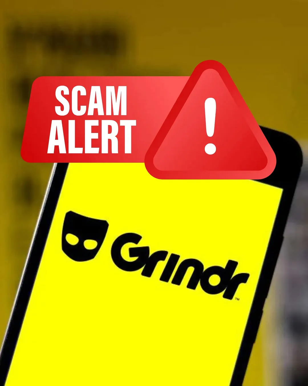 A screenshot of a phone to highlight Grindr scams India, which lead to unsafe conditions in queer spaces in India and breach of boundaries in queer spaces