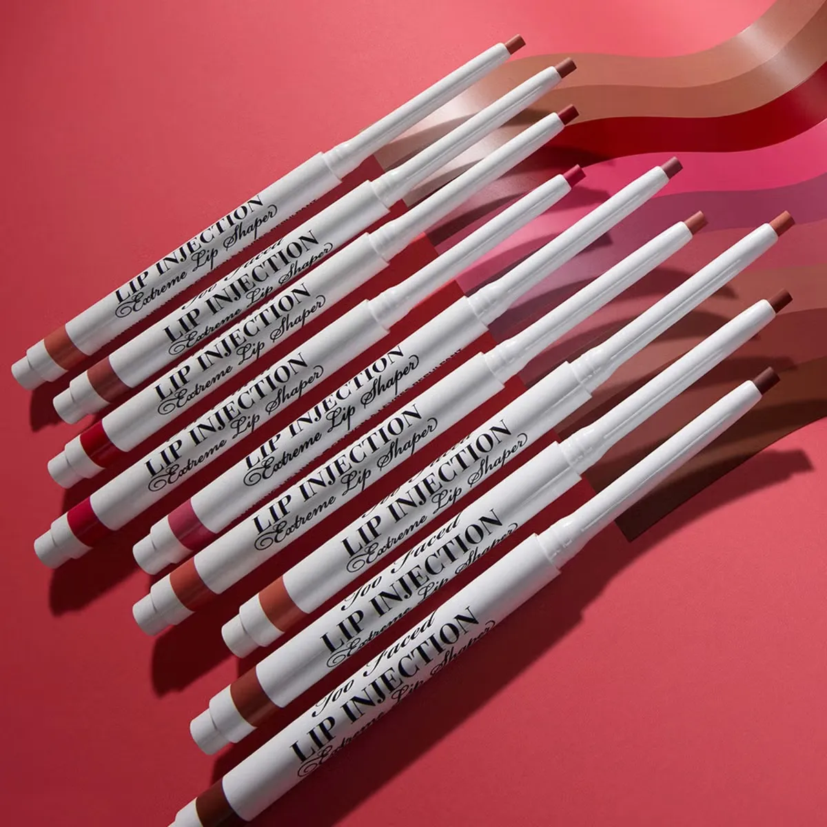 Too Faced Lip Injection Extreme Lip Shaper is the best lip liner for plumping lips