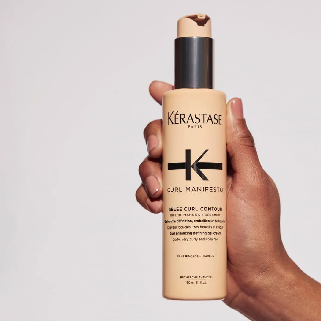 A bottle of the best curly hair product from Kerastase