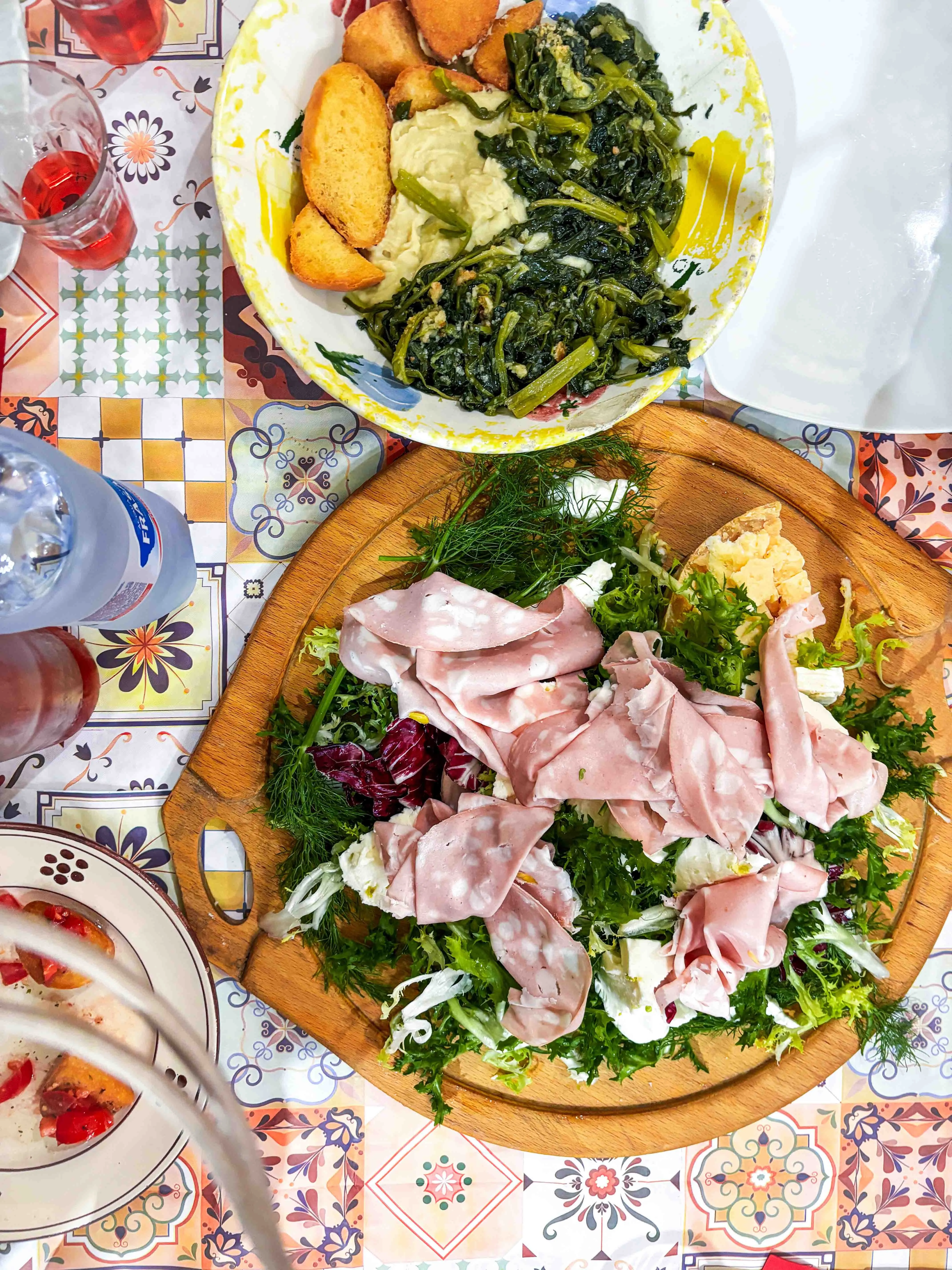 A picture of a meat-heavy platter, full of fresh ingredients and cured meats, which is absent from how Italian cuisine in India has been consumed, given that Indianised Italian food has been more vegetarian and cheese and cream-heavy
