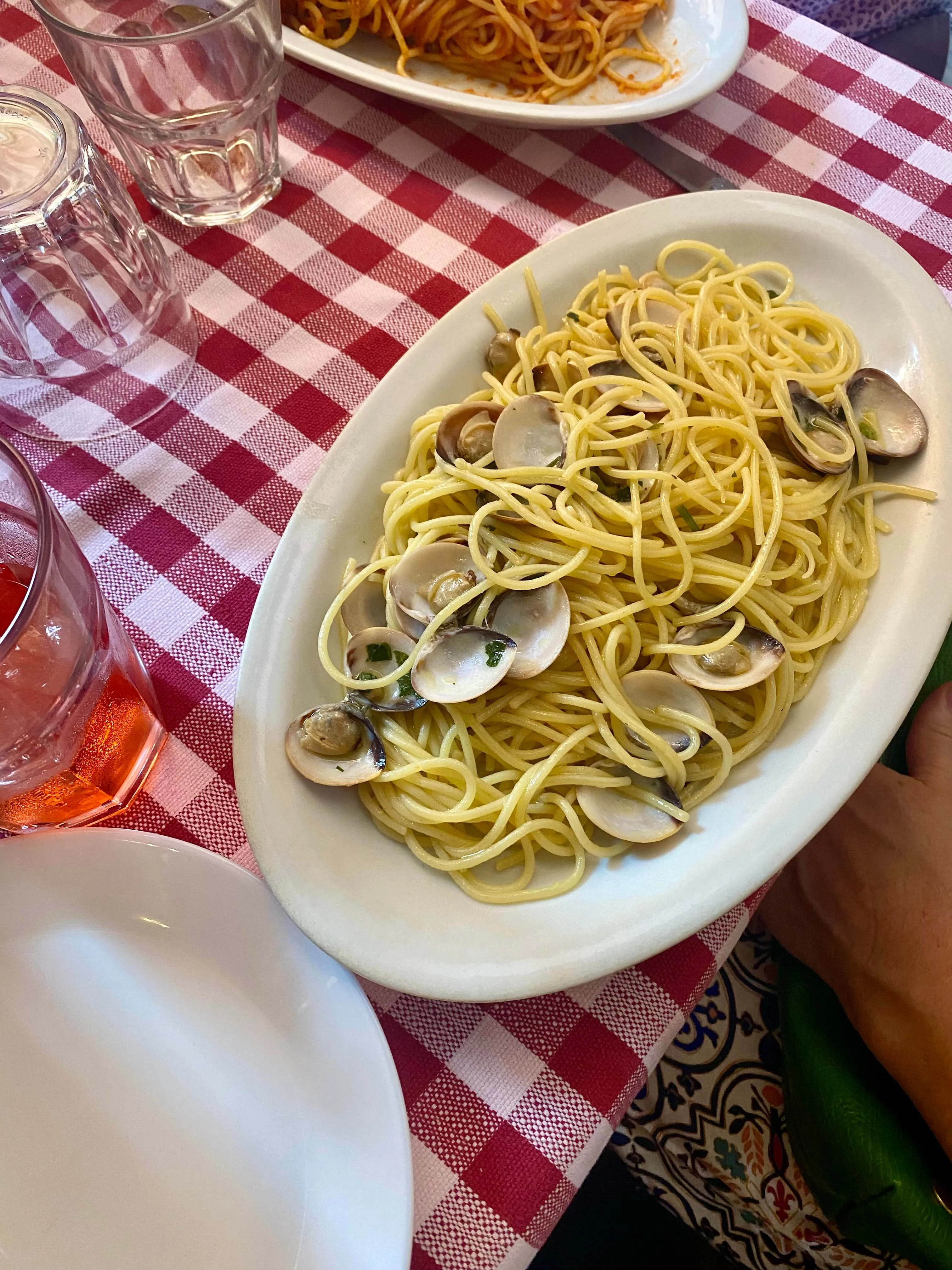 A plate of pasta that's not drowning in sauce, unlike Italian food adaptation in India. Authentic Italian food in India has always stuck to pizza and pasta in India.