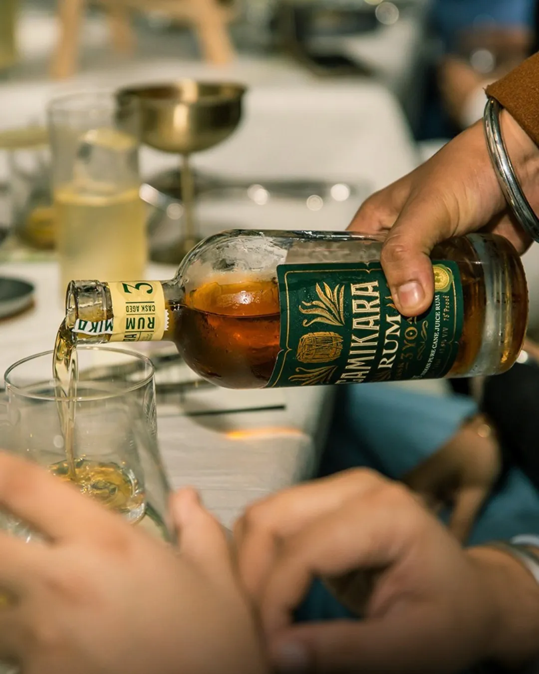 Camikara aged Indian rum with no added flavours or colouring