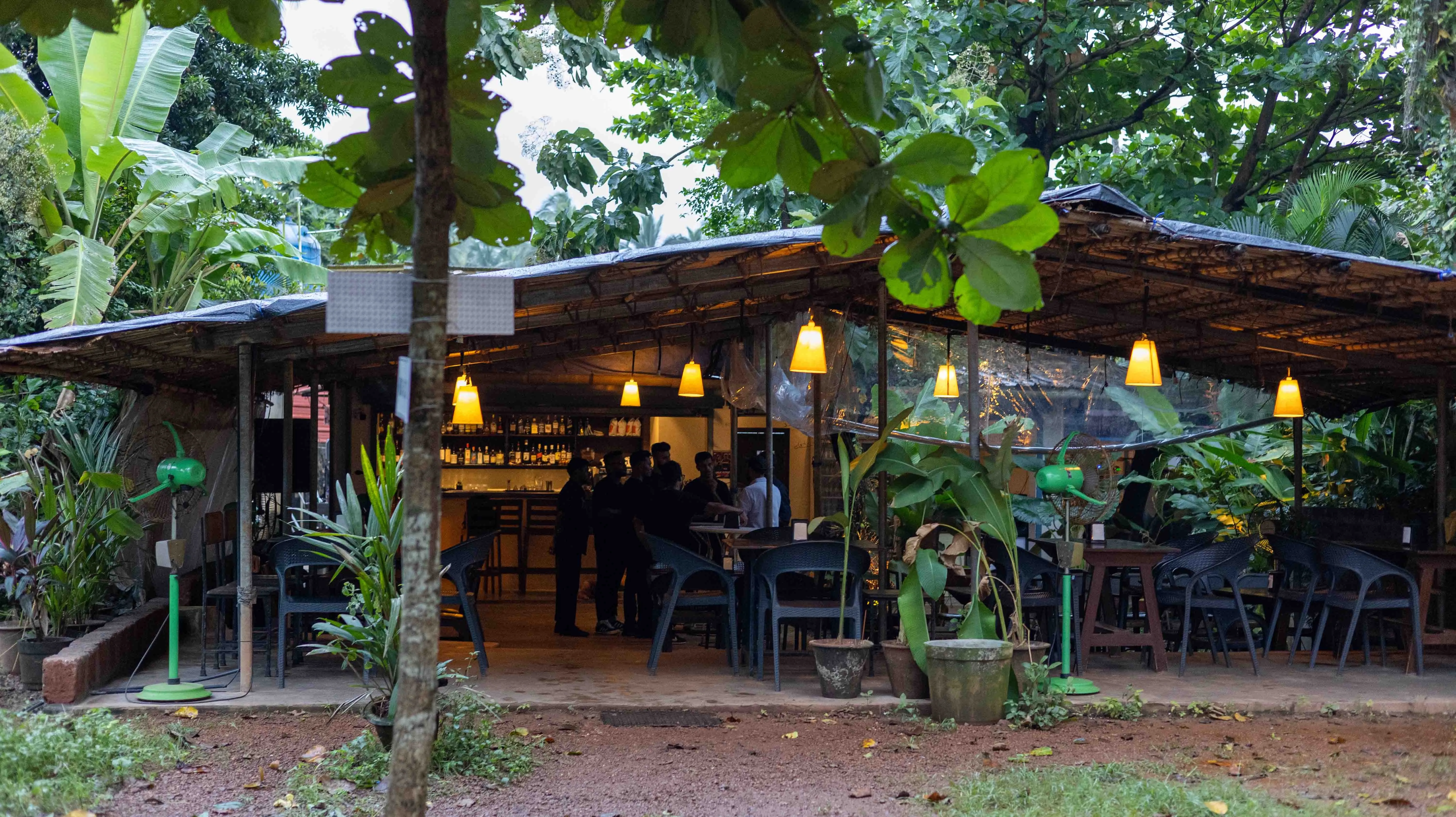 A picture of Mon Petit Frère, which goes from functioning as a face to a bar at night to incorporate the latest in cafe culture in India, restaurant trends in India and hospitality trends India that ae bringing together nightlife culture India and cafe business in India in the same space but at different times of the day
