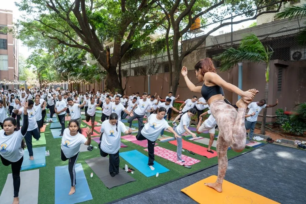 Marriott Bangalore -  Yoga day 2025 - 1