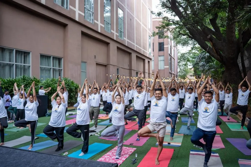 Marriott Bangalore -  Yoga day 2025 - 2