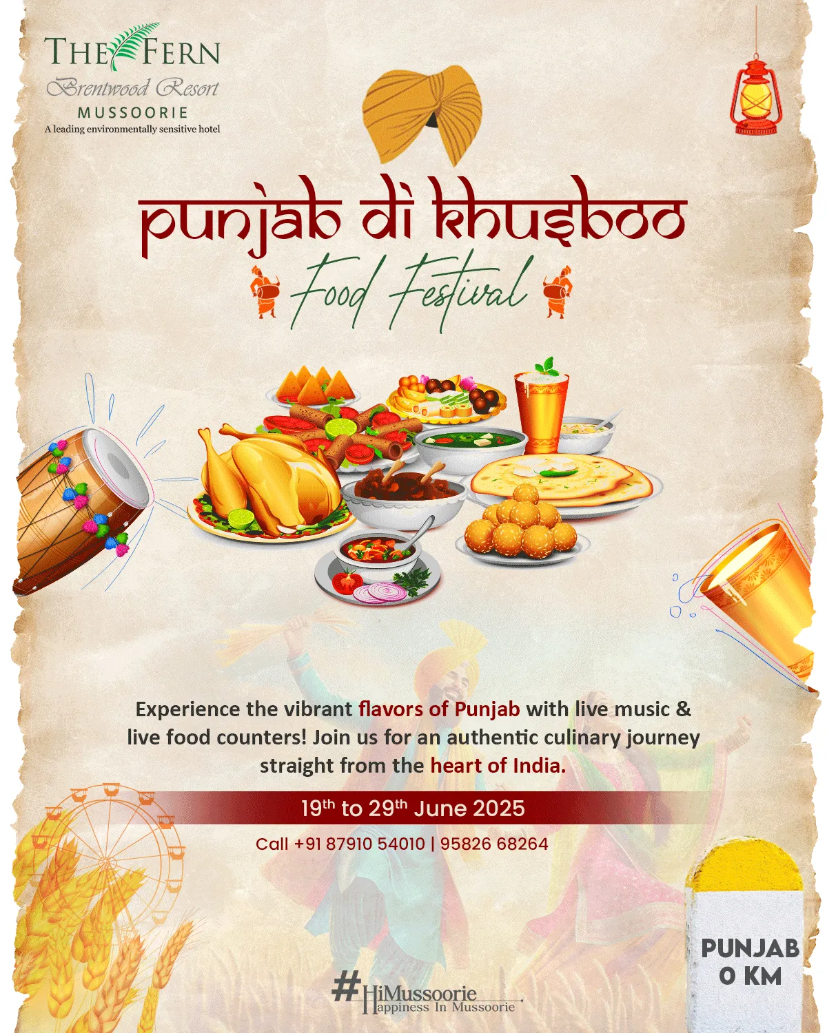 Punjabi Food Festival - The Fern Brentwood Resort- Mussoorie