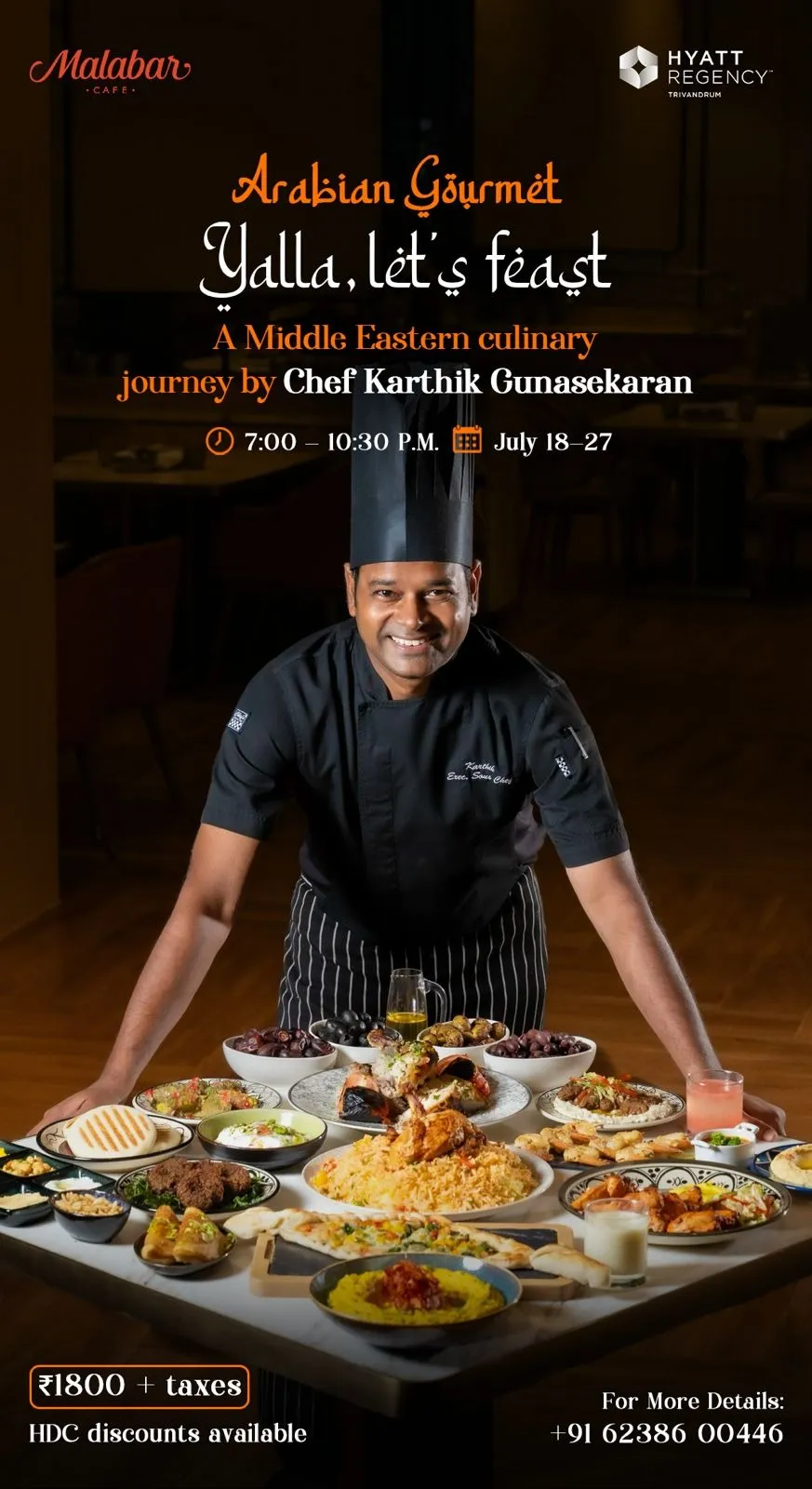 Arabian food fest poster