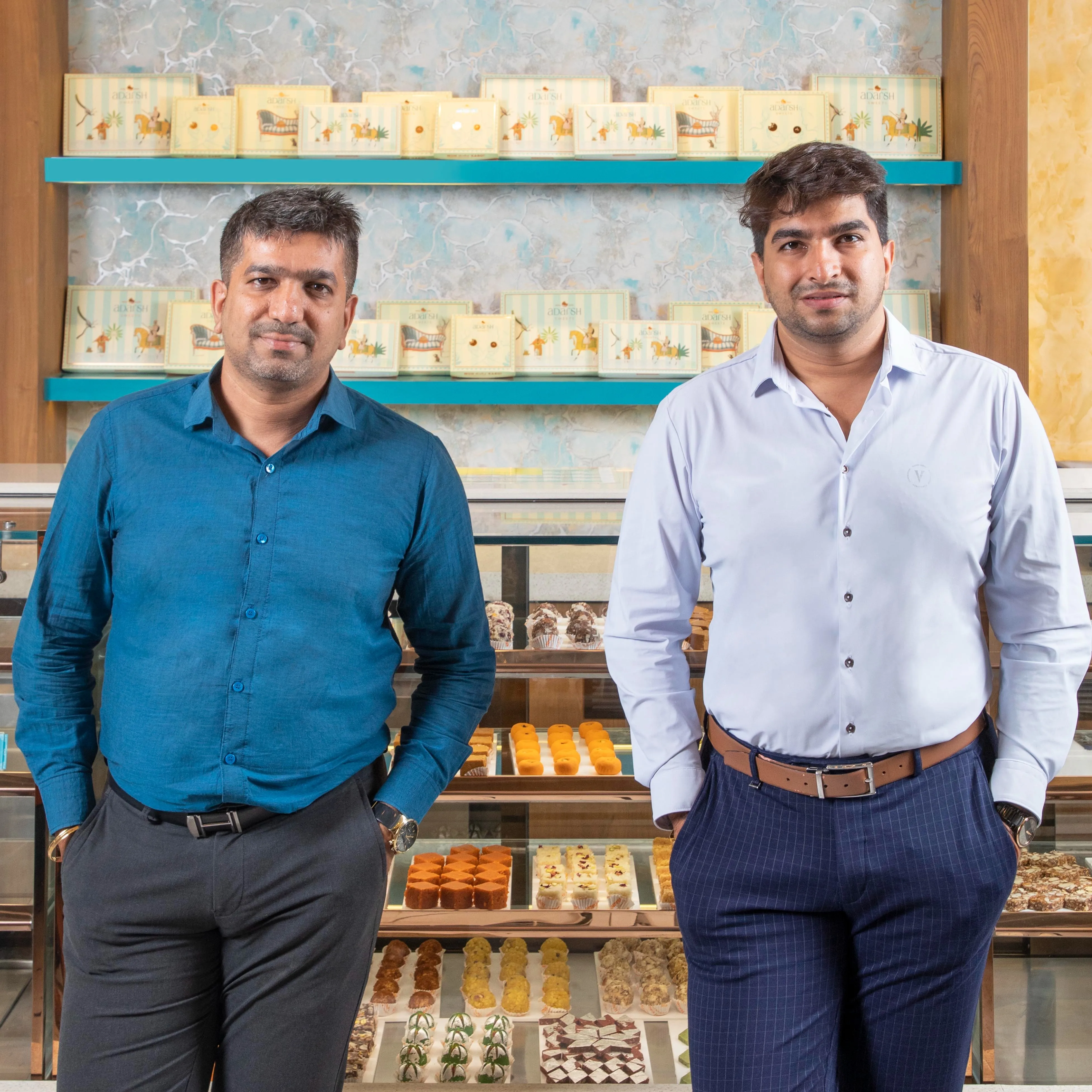 Sumit Thakur and Yash Thakur - Founders, Adarsh Sweets