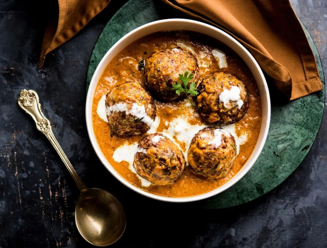 RenaissanceAnglo-Indian Mutton Meatball Ball Curry