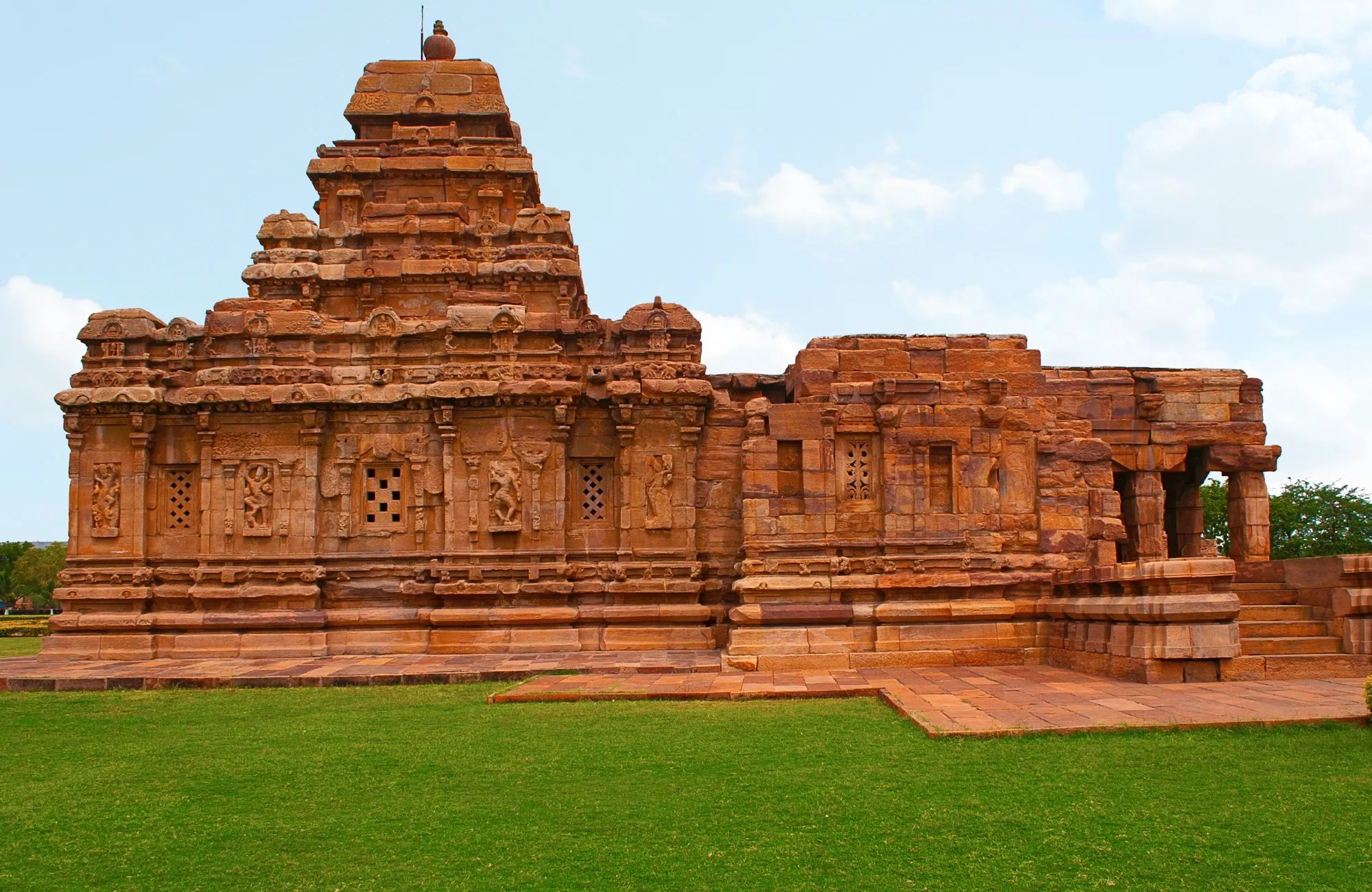 Sangamesvara temple the Vijesvara, Pattadakal temple complex, Pattadakal, Karnataka