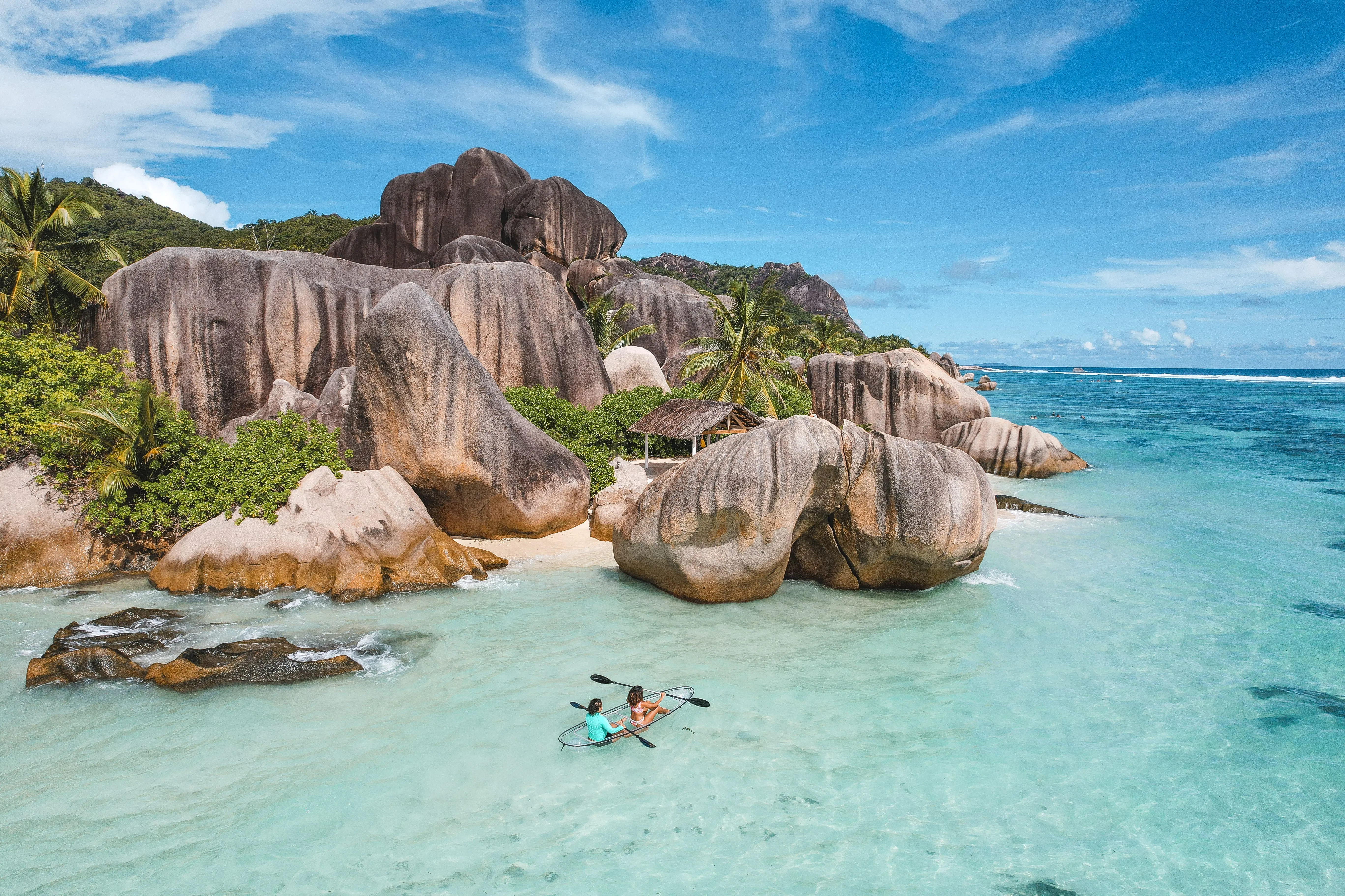 Mahe or La Digue Seychelles