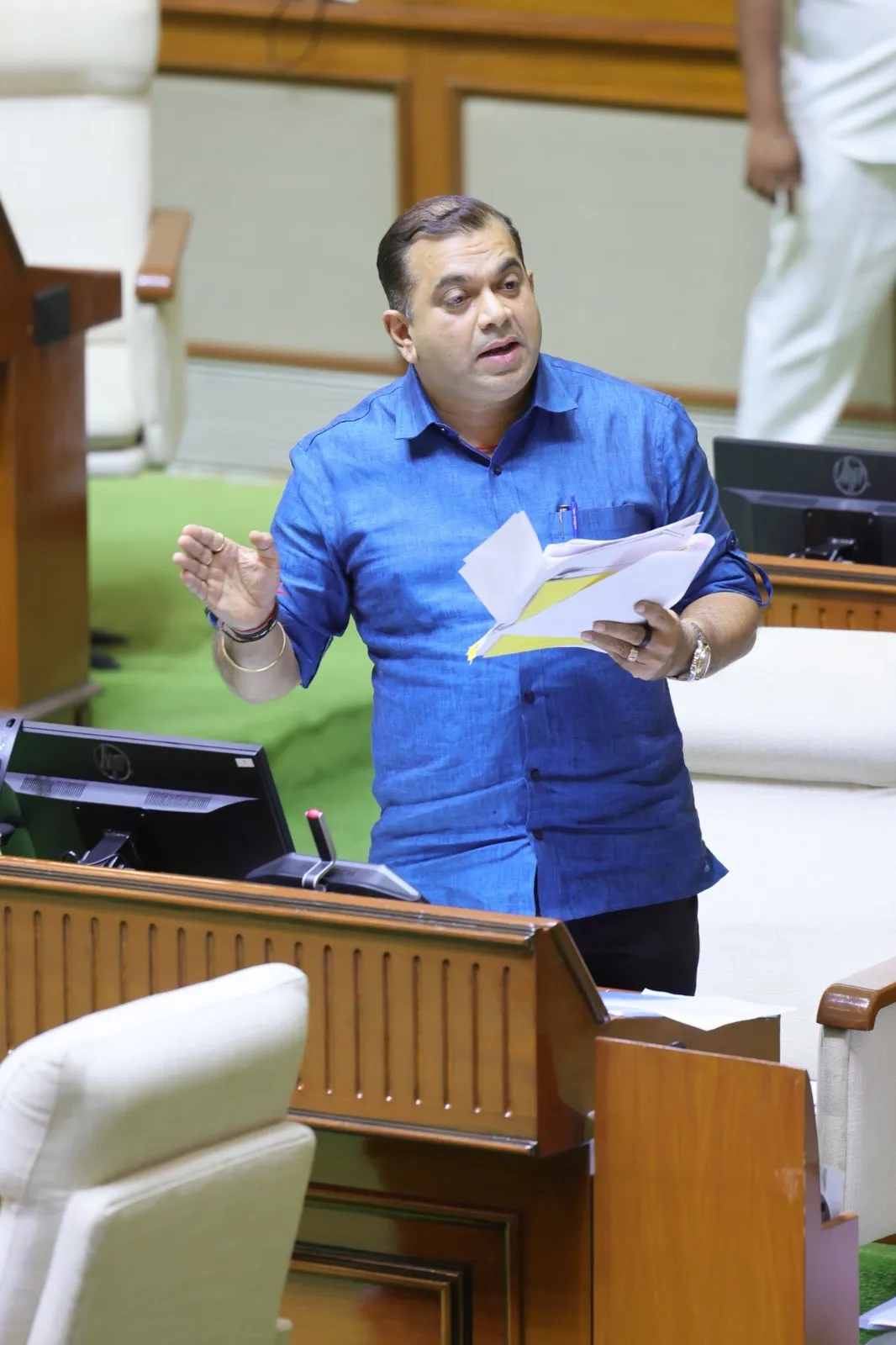 Tourism Minister Rohan Khaunte