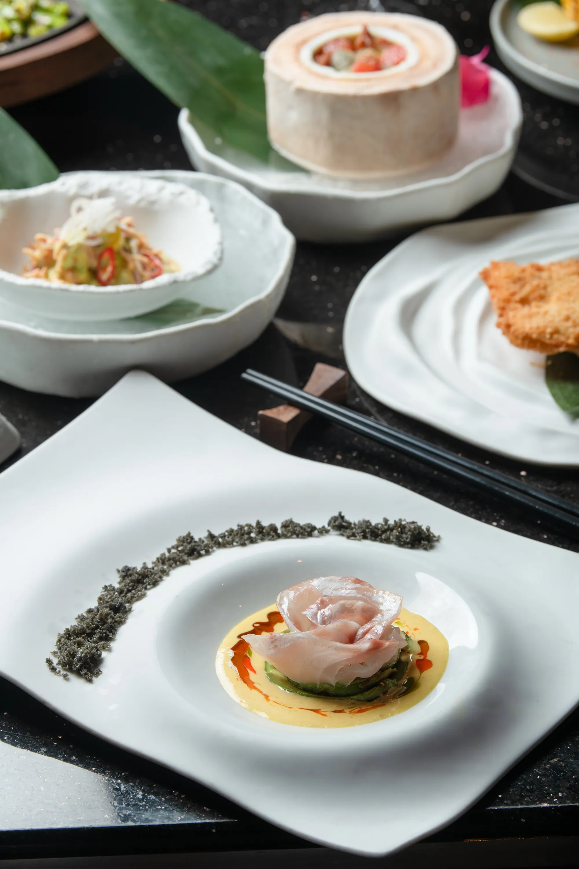 CEVICHE DE ATuN Slammin Salmon Sushi Wabi Sabi x Fenix at The Oberoi  Mumbai