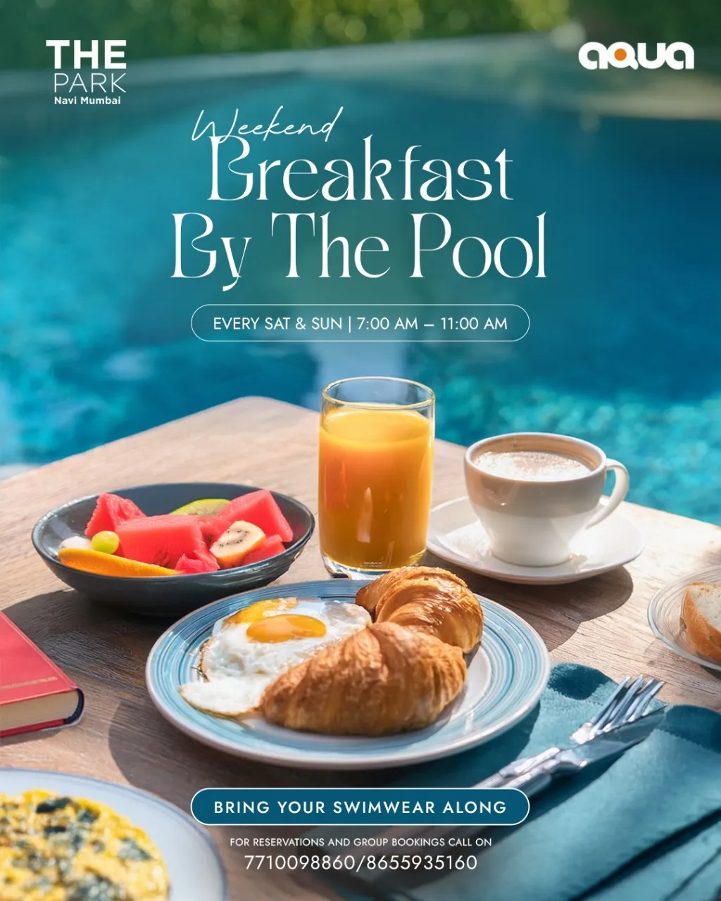The Park Navi Mumbai - Breakfast by the pool