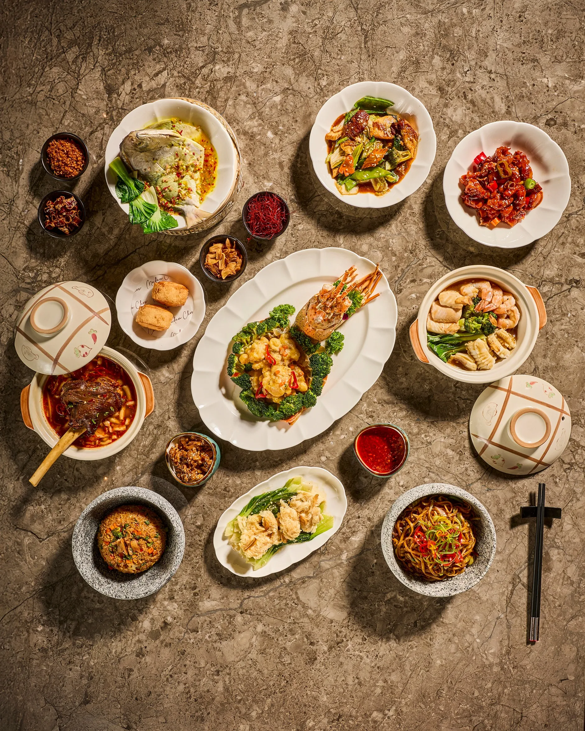 Signature Dishes at Madam Chow