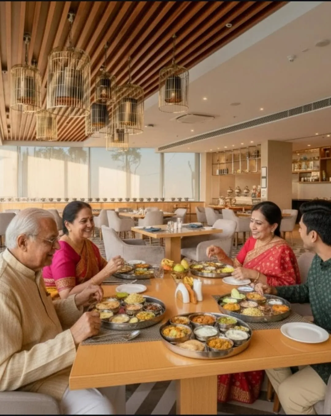 Navratri feast at Mazzo