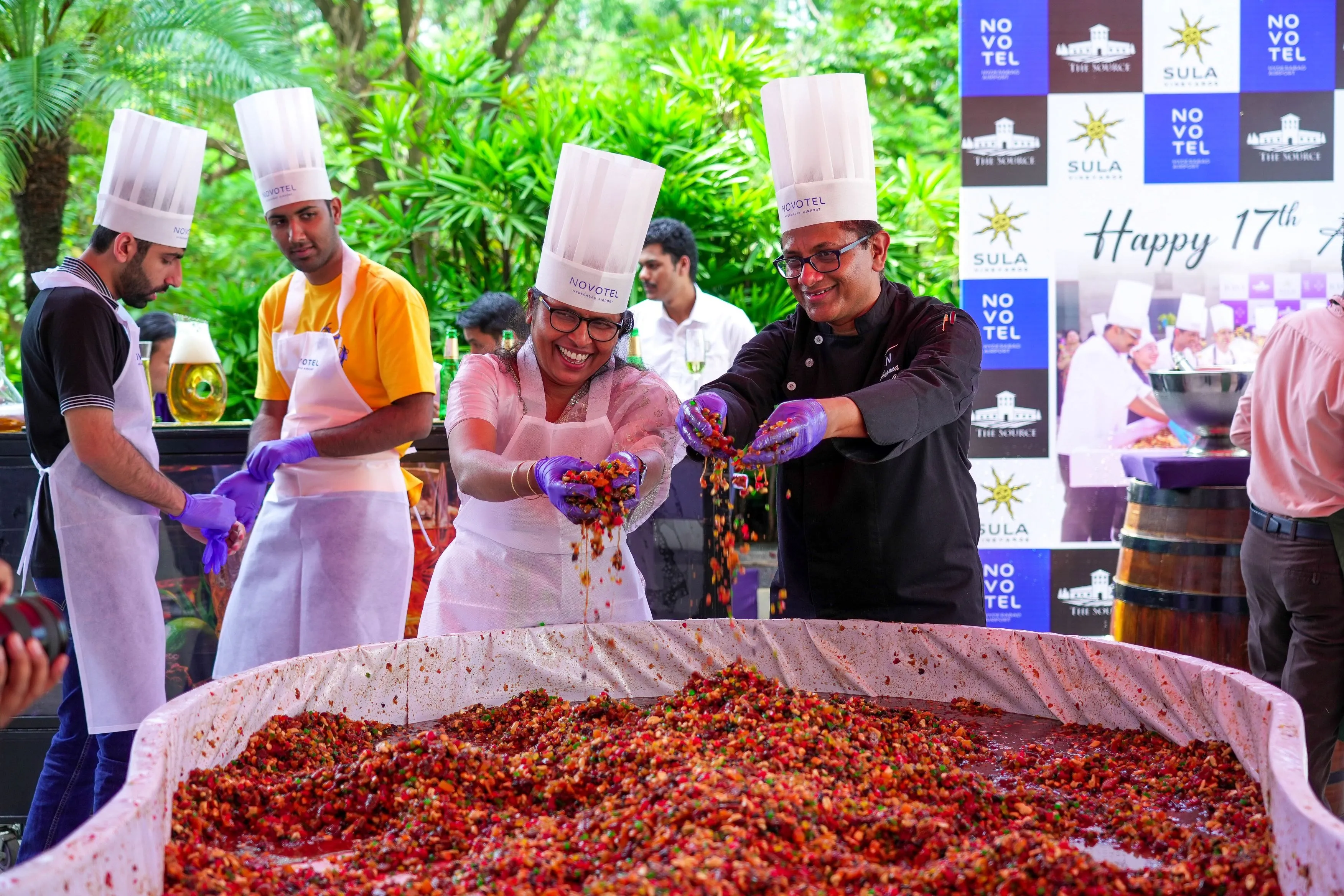 Head Chef Amanna Raju at the Event