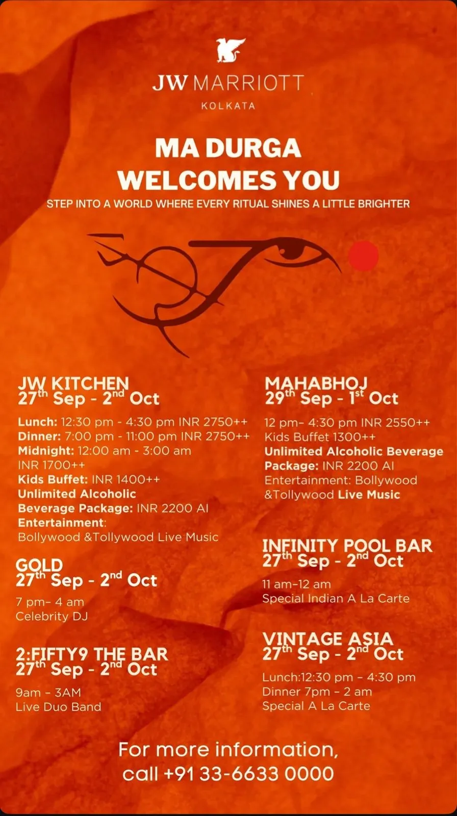 Durga Puja - JW Marriott Kolkata