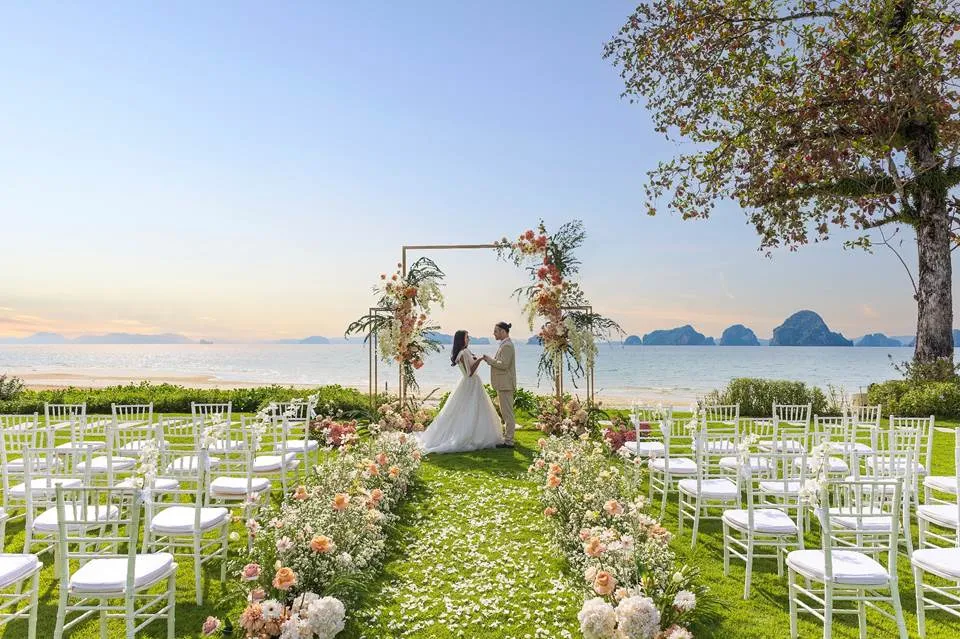 A Blissful Thai Beachfront for Brides and Grooms