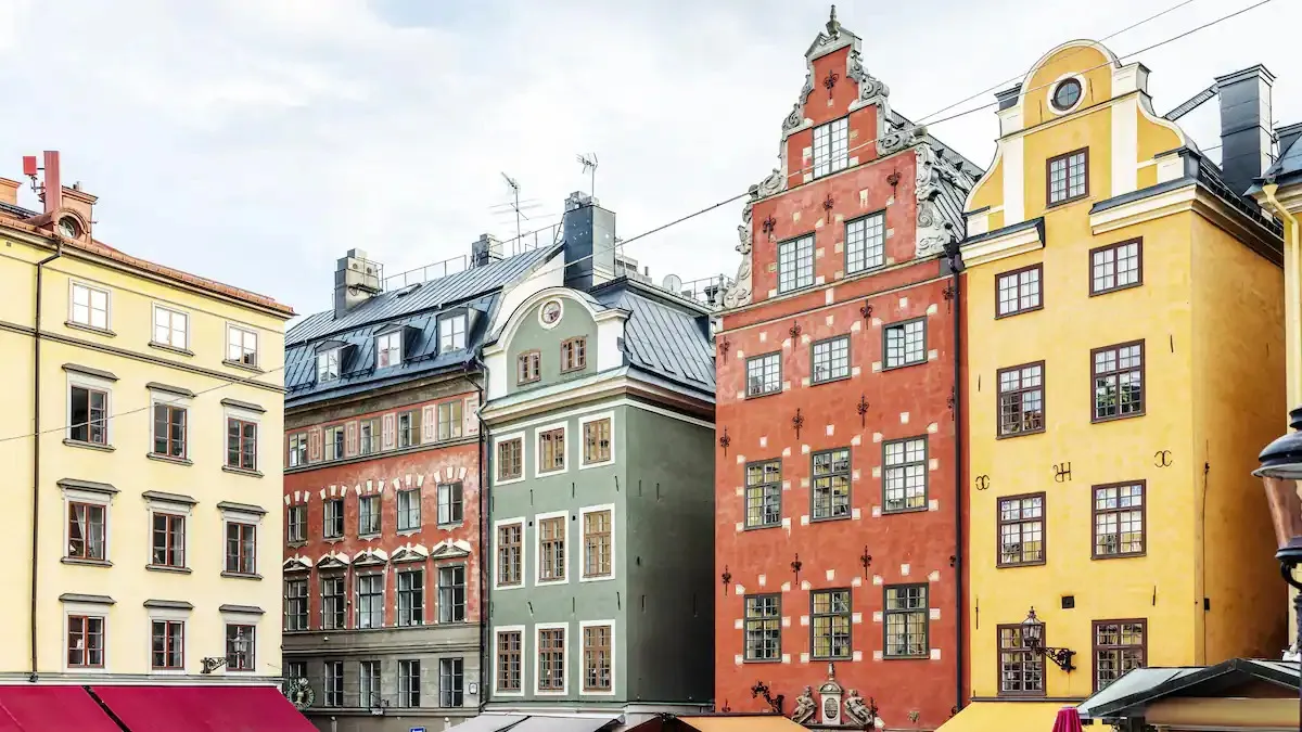 Credit - Finnair - Old Townhouses in Stockholm