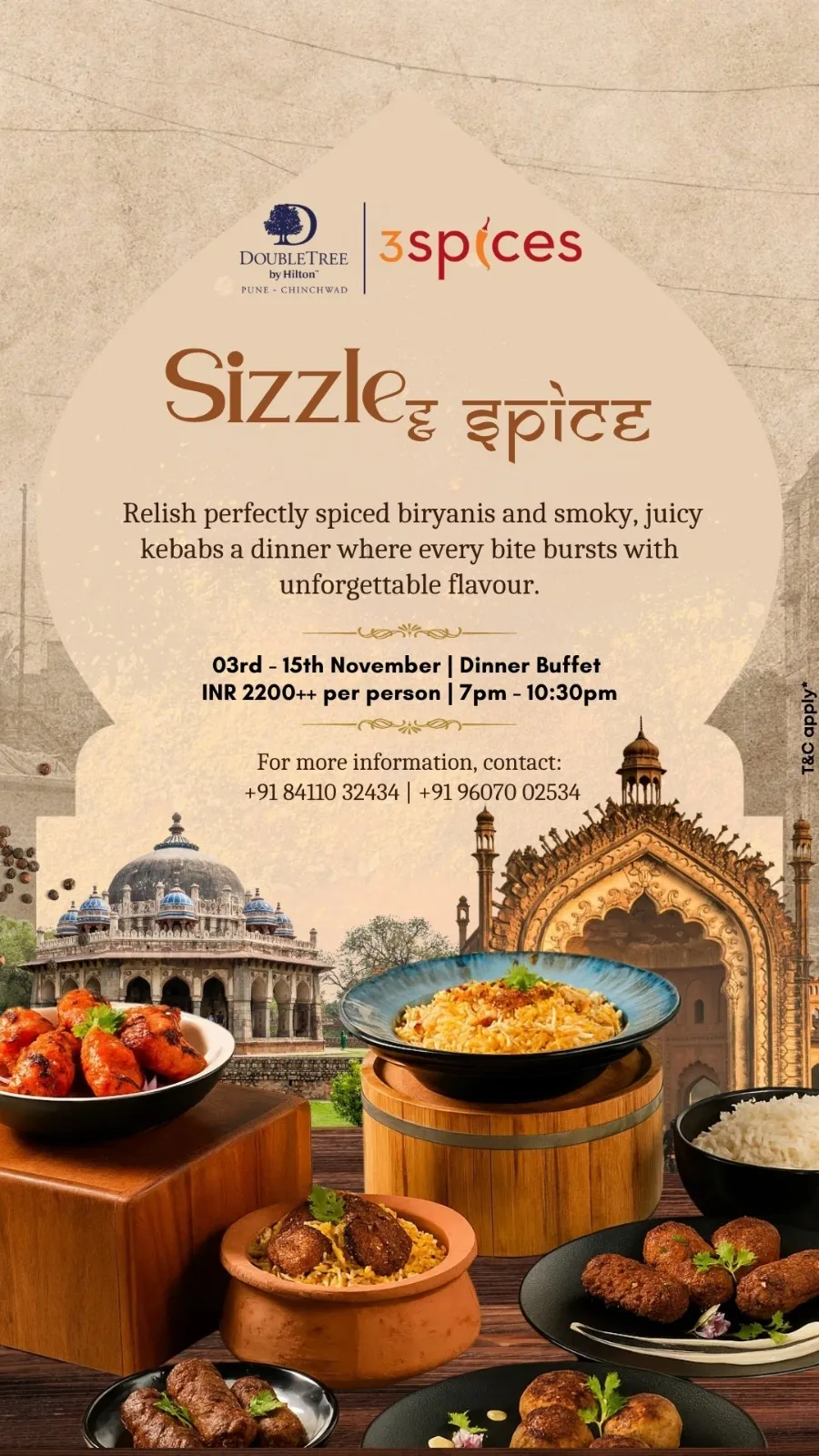 Sizzle and Spice, Double Tree by Hilton Pune-Chinchwad