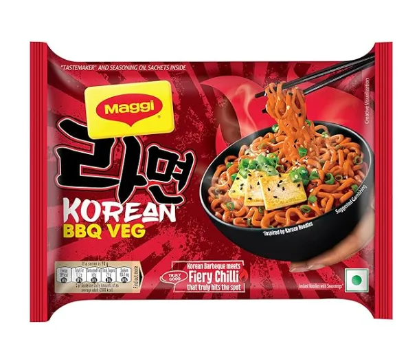 Maggi Korean BBQ Veg Noodles